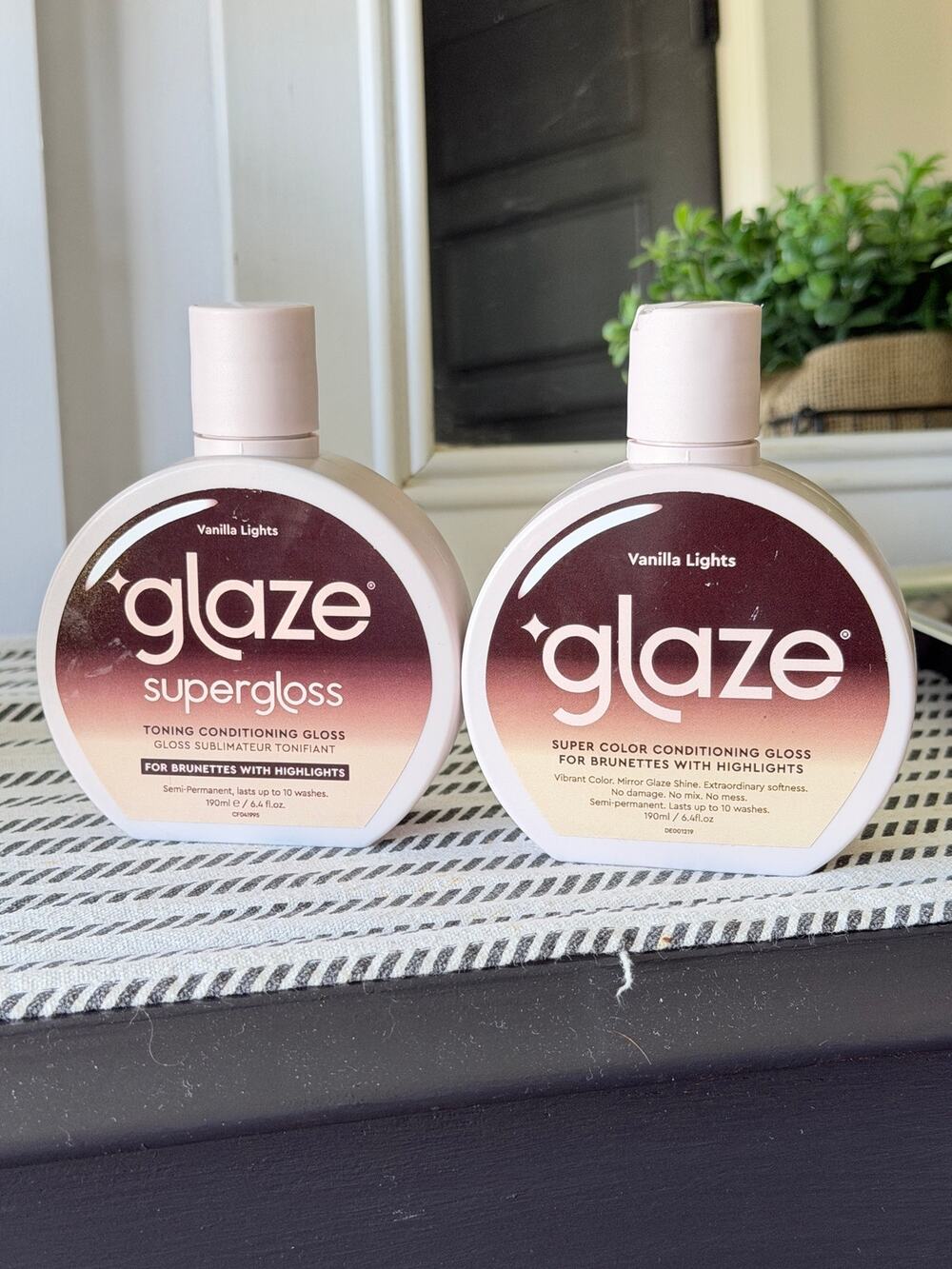 Glaze SuperGloss Vanilla Lights Hair Gloss 2-Pack Brunette Highlights - Picture 1 of 2